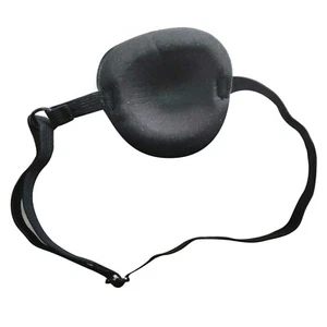 Adult Eye Patch Medical Concave Foam Padded Washable Eyeshades Unisex Black l - Picture 1 of 4