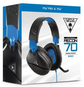 TURTLE BEACH RECON 70X CUFFIE GAMING WIRED GIOCO PS4 XBOX ONE NINTENDO SWITCH PC - Foto 1 di 16