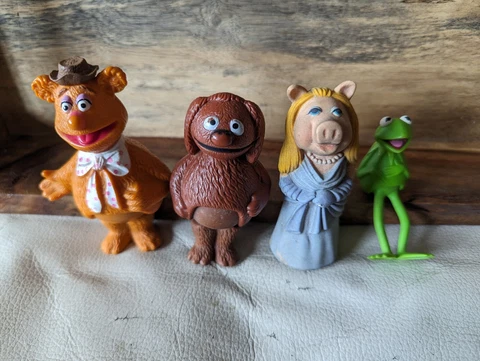 Vintage Sesame Street Jim Henson Muppets Figures Lot 4 Cover