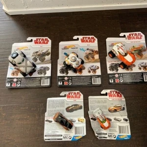 Star Wars Hotwheels Lot - 3 All Terrian (Rey,BB-8,Luke Skywalker) 2 (Luke & Finn - Picture 1 of 4