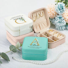 Personalised Portable Jewellery Box Gift for Her Birthday Wedding Mother's Day