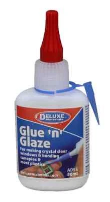 GLUE N GLAZE  AD55  DELUXE MATERIALS 50ml   S-SE72 - Image 1 of 4
