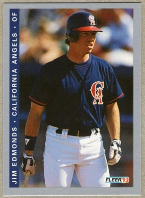 JIM EDMONDS - 1993 FLEER FINAL EDITION RC - Image 1 of 2