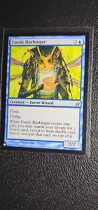 Magic The Gathering Faerie Harbinger 61 casi nuevo Lorwyn LA LISTA Magic - Imagen 1 de 2