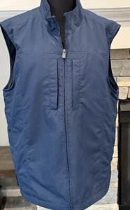 SCOTTeVEST Men's RFID Travel Vest Navy Sz Medium - Picture 1 of 3