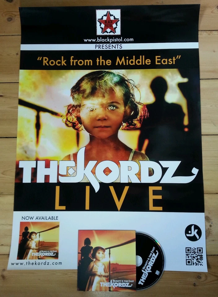 THE KORDZ Beauty & the east CD + POSTER | NEW | modern altrock with arabic edge! - Bild 1 von 1