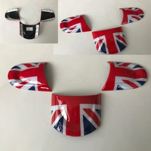 LENKRADSPANGE EINSATZ UNION JACK COLOR für MINI ONE COOPER R 55 56 57 58 59 60 - Bild 1 von 1