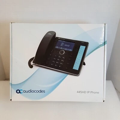 Audiocodes IP Phone model 445HD GGWV00647 UC445HDEG New!!! - Image 1 of 4