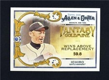 2018 Topps Allen & Ginter Fantasy Goldmine #FG-49 Ichiro Mariners