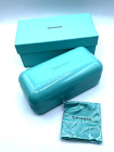 Tiffany & Co. Sunglass / Eyeglass Case With Box, & Cleaning Cloth Unopened