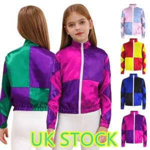 ~Girl Jacket Racehorse Costume Recital Horse Riding Racer Racing Ouertwear - Picture 1 of 51