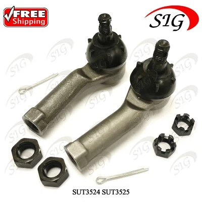 Extremo de barra de amarre de dirección exterior delantero derecho y derecho para Volkswagen Jetta City 2007-2009 2 piezas Foto 1 de 4