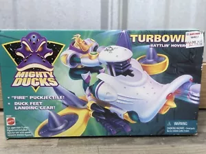 Vintage 1996 Mattel Mighty Ducks Turbowing Battlin' Hovercraft Sealed New In Box - Picture 1 of 9