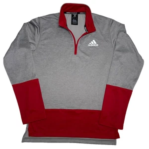 Adidas Hombres Pullover Top Talla Pequeña Baloncesto DUALTHREAT 1/4 Cremallera Rojo 2015 - Imagen 1 de 6