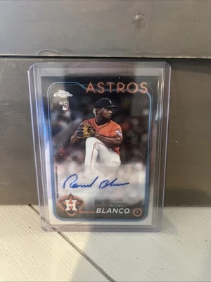 2024 Topps Chrome Update AC-ROBL Ronel Blanco Auto RC Astros - Image 1 of 2