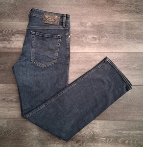 Diesel Buster Regular Slim Tapered Dark Denim Blue Jeans Button Fly Size 31x30 - Picture 1 of 17