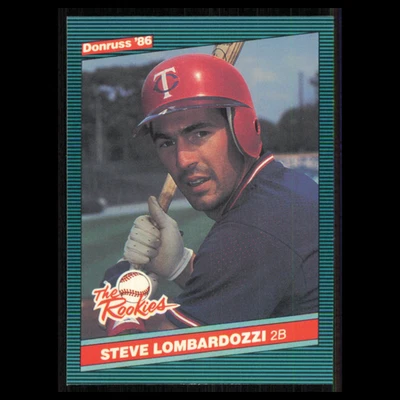 Steve Lombardozzi Rookie #18 1986 Donruss The Rookies Minnesota Twins Baseball - Image 1 of 3
