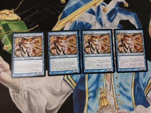 Mistbind Clique RUSSIAN JAPANESE MTG Lorwyn Blue Rare Creature LP-MP x4 - Picture 1 of 5