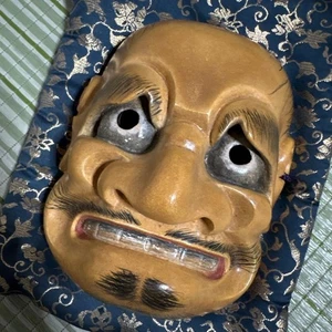 Japanische traditionelle Noh Maske Omen Kabuki 710-C13 - Bild 1 von 20
