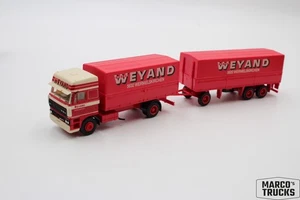 Albedo DAF 3600 Tarpaulin trailer truck "Weyand Wermelskirchen" 1:87 /H24205 - Picture 1 of 1