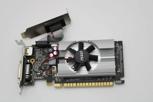 MSI N210-MD1G/D3 Nvidia GeForce 210 DX10.1 1GB 64-BIT DDR3 Graphics Card - Afbeelding 1 van 7