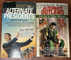 ALTERNATE PRESIDENTS and ALTERNATE OUTLAWS; editor: Mike Resnick, Used, Paper - Imagen 1 de 10