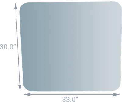 Vidrio delantero T30856 para John Deere 444 544 544A 544B 644 644A 644B 646 646B Foto 1 de 4