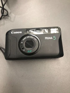 Canon Prima 5 Point & Shoot Working  35 mm Film Camera - Picture 1 of 9