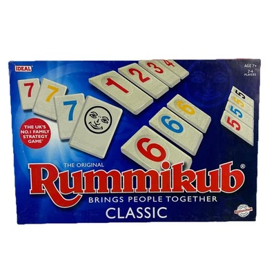 Rummikub Classic Board Game Hasbro Strategy Tile Game 2014 Complete in Rough Box - Image 1 of 4