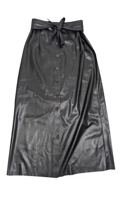 Falda Larga NANUSHKA Cuero Vegano Botón Frontal Talla M Mediana #37483 Foto 1 de 4