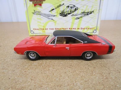 1969 Dodge Charger 1/43 Matchbox Collectibles diecast red car box G - Image 1 of 4