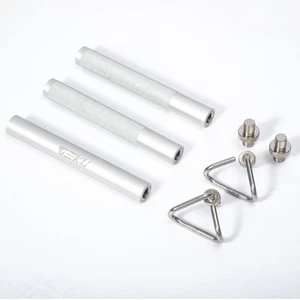 Aluminum Resistance Band Bar, 3-Section Detachable Heavy Duty Workout Bar for... - Picture 1 of 6
