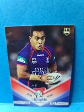Zeb Taia🏆2010 Sunday Mail KNIGHTS #95 Rugby League NRL Card 🏆FREE POST 