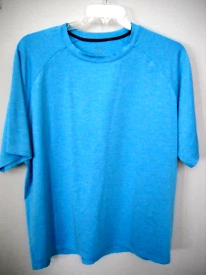 Camiseta deportiva BCG para hombre azul claro talla XL manga corta poliéster elástico Foto 1 de 4
