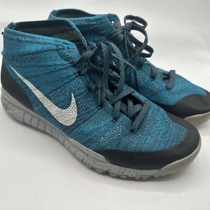 Nike Flyknit Trainer Chukka SFB Blue Mens Size 11.5 - Picture 1 of 10