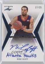 2012 Leaf Ultimate Base Inscriptions Blue /25 Mike Scott #BA-MS1 Rookie Auto RC