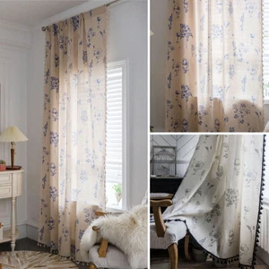 Printed Curtain for Living Room Bedroom Window Curtains Treatment Drapes Panels - Picture 1 of 37