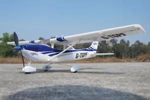 Park Flite Cessna 182 Skylane RTF 2.4Ghz - Blue: Ready To Fly RC Plane TGP0355B - Picture 1 of 3