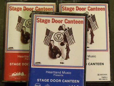 Stage Door Canteen (3 Cassette Tape Set) Play Tested Foto 1 de 4