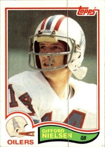 GIFFORD NIELSEN 1982 Topps Football #100 BUY ANY 2 ITEMS FOR 50% OFF   B215R2S6P
