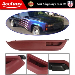 Fit For 90-94 GMC Yukon Chevy Blazer C/K1500 C/K2500 Front Left Door Armrest Red - Picture 1 of 17