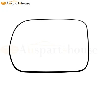 Espejo retrovisor de puerta para Honda Pilot 2003-2008 vidrio lado izquierdo del conductor plano con placa Foto 1 de 2