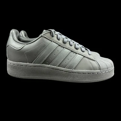 Adidas Superstar XLG Grey Four Core Black Shoes IF8114 Men's Size 8 - Image 1 of 4