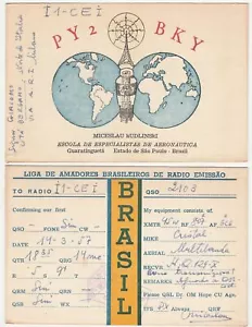 RADIOAMATORE - RADIO CARD - BRASILE - BRASIL - SAO PAULO -21065- - Picture 1 of 1