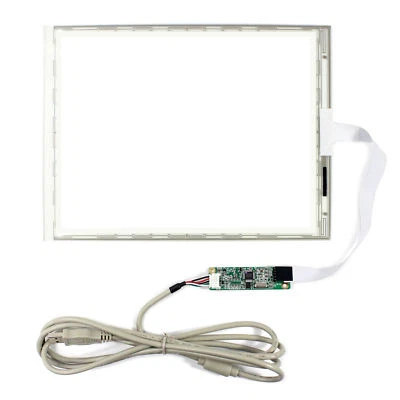 10.4" 5 Wire Resistive Touch Panel 249x186 With USB Port Controller Card - Image 1 of 4