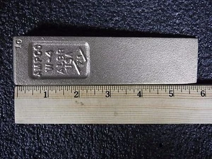High Strength NiAl Bronze Flange Wedge,1-1/2W x 3/4H, Nonsparking, W-4 (DR) - Picture 1 of 4
