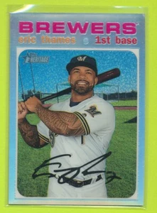 #/571 SIGNED ERIC THAMES AUTO 2020 TOPPS CHROME HERITAGE AUTOGRAPH THC-397 TPHLC - Picture 1 of 2