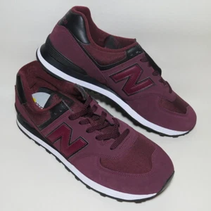 New Balance 574 Cordura Fabric Running Shoes Burgundy ML574ECD Mens Size 13 NEW - Picture 1 of 12