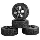 RC 1/8 Off Road Buggy Car Rubber Wheel Tire Tyre 112*43 For Nitro Power Baja HSP