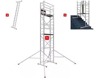 ALTEC AluCombine 4.0 - 700 | Leiterngerüst | Standtraverse | Dreieckausleger - Bild 1 von 11